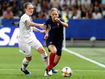 Partido de Francia contra Noruega en el Mundial de fútbol Partido de Francia contra Noruega en el Mundial de fútbol
