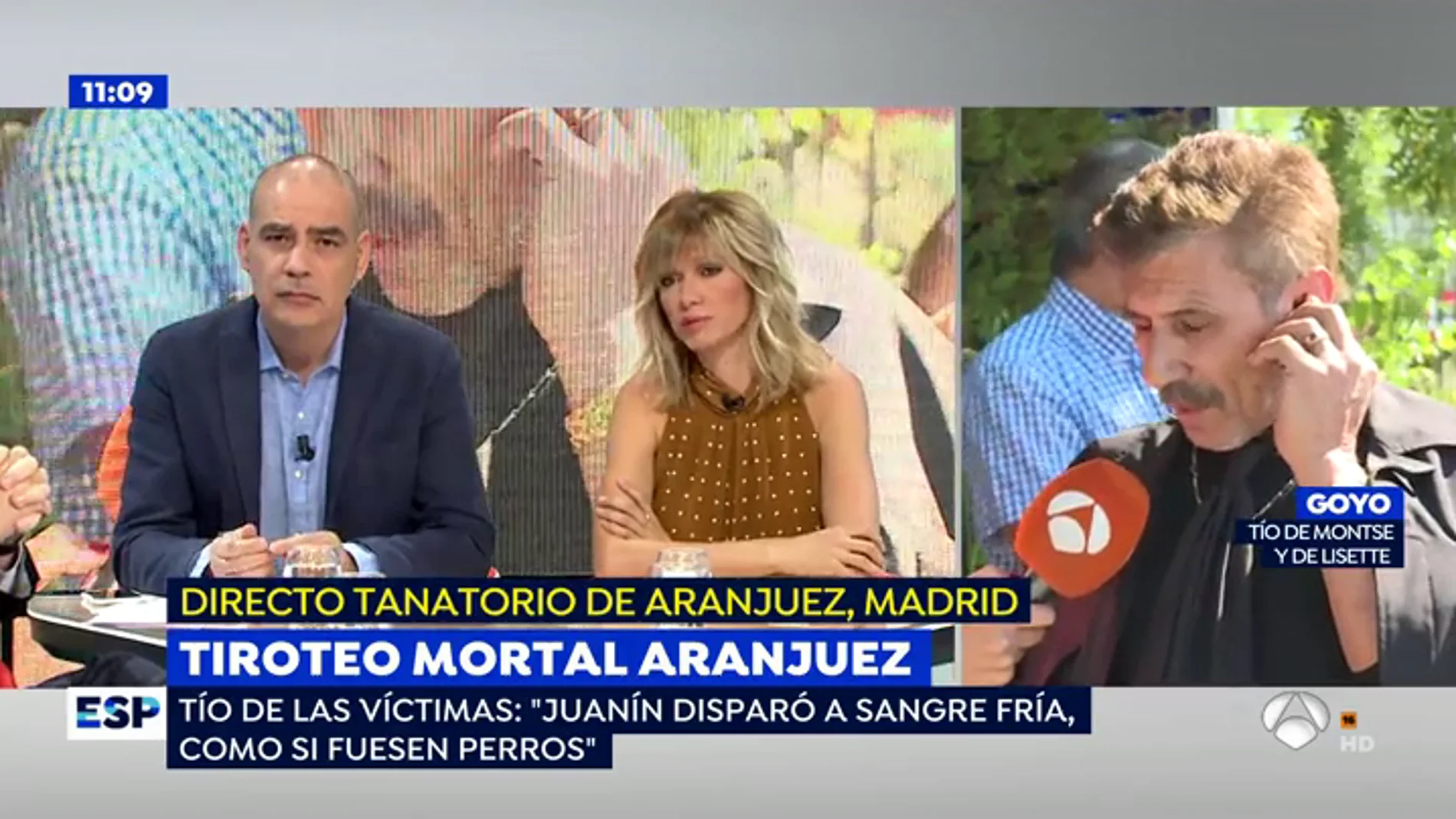 El patriarca de la familia de las dos mujeres tiroteadas en Aranjuez: "Disparó a sangre fría como un perro"