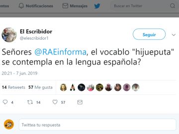 Pregunta a la RAE en Twitter Pregunta a la RAE en Twitter