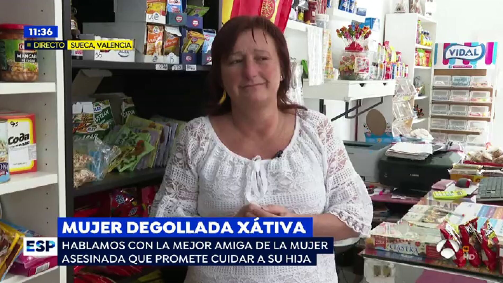 Mujer degollada en X&aacute;tiva.