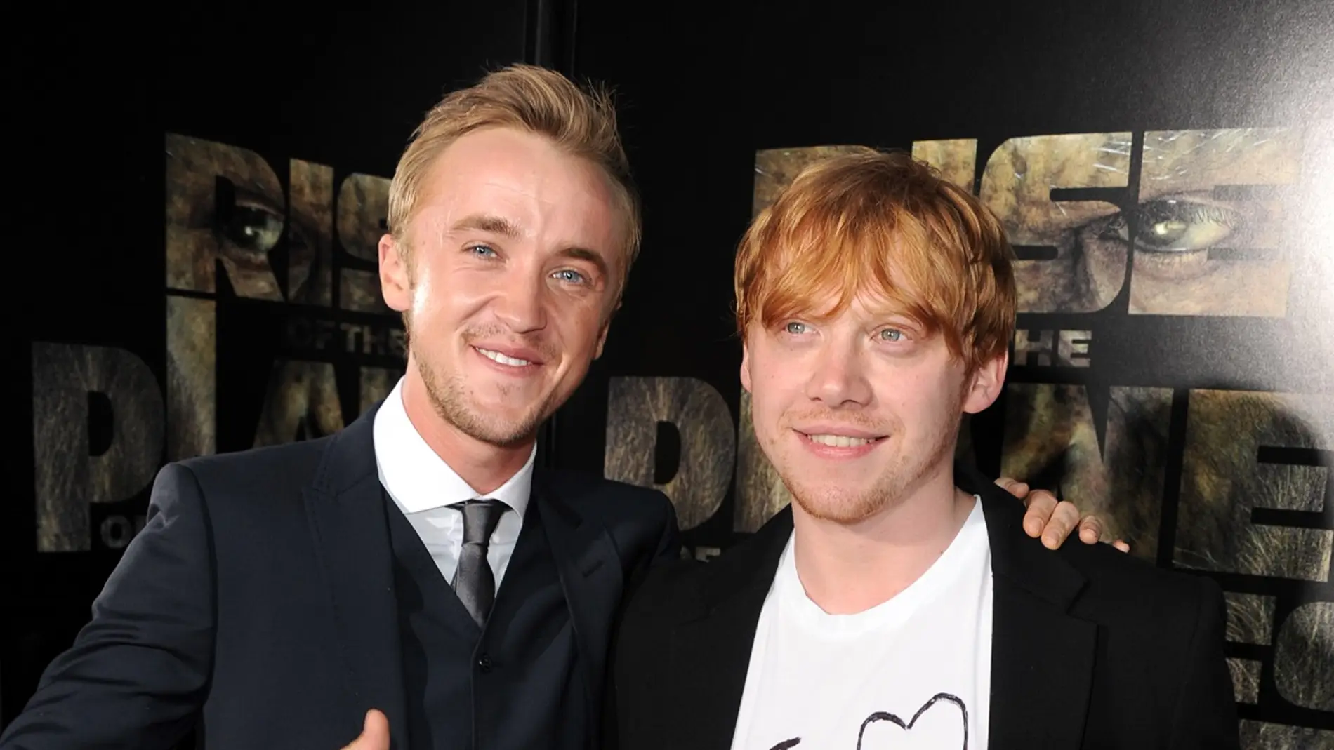 Tom Felton y Rupert Grint de 'Harry Potter'