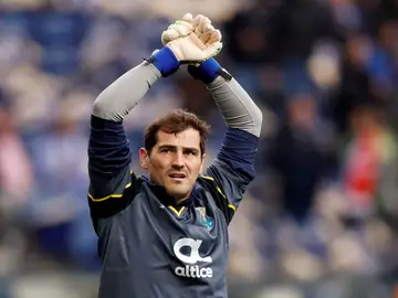 Iker Casillas durante un partido con el Oporto Iker Casillas durante un partido con el Oporto