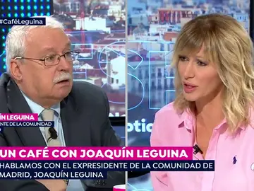 Un café con Joaquín Leguina. Un café con Joaquín Leguina.