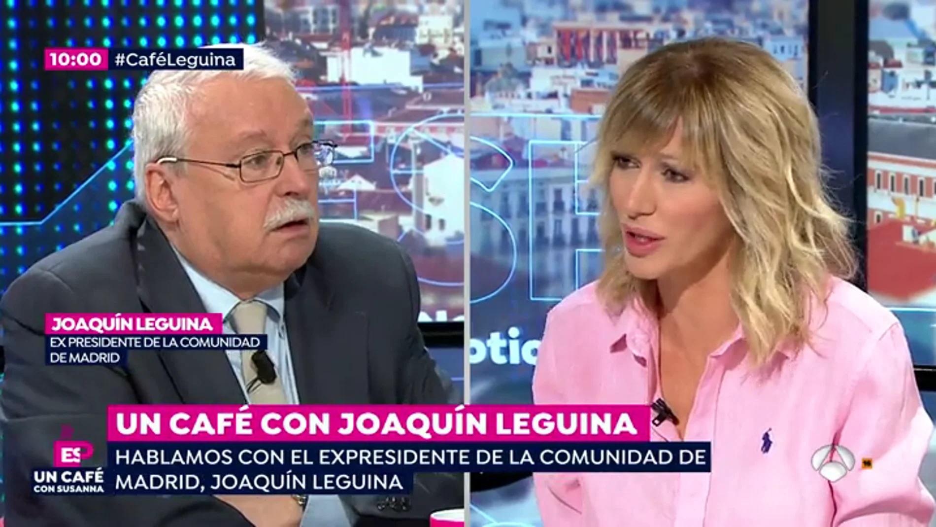 Un café con Joaquín Leguina.