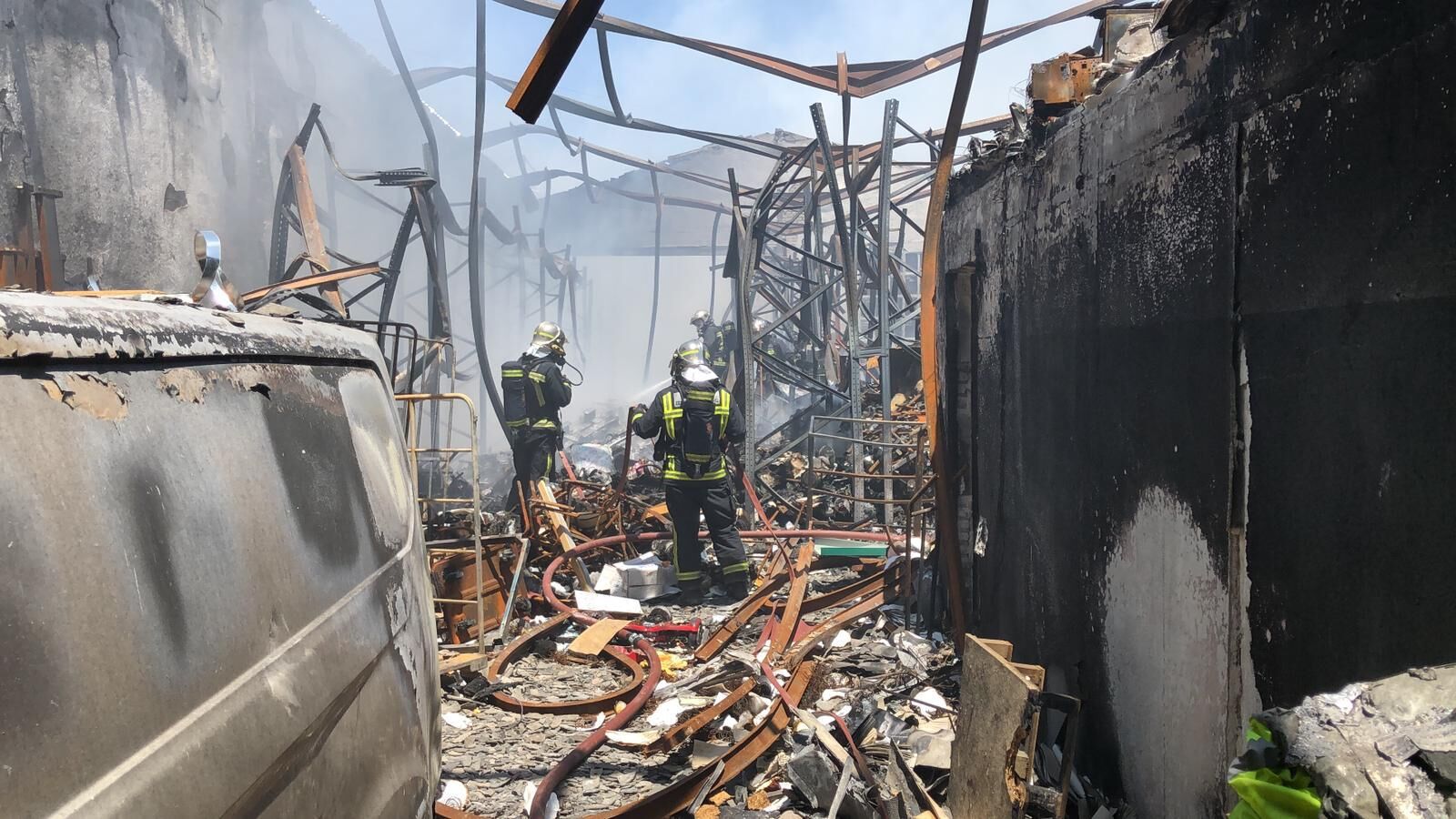  Arde una nave abandonada en el municipio madrileño de Humanes por segunda vez este año