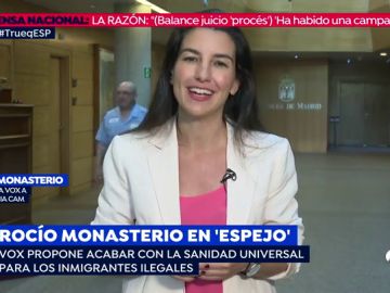 Rocío Monasterio: "No puede ser que a los inmigrantes que saltan la valla les de una tarjeta sanitaria universal"