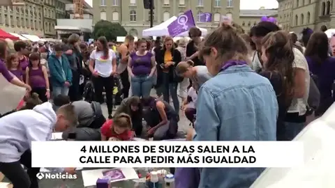 En Suiza las mujeres van a huelga porque en su país no hay igualdad En Suiza las mujeres van a huelga porque en su país no hay igualdad