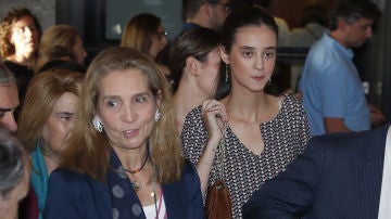 La infanta Elena y su hija Victoria Federica La infanta Elena y su hija Victoria Federica