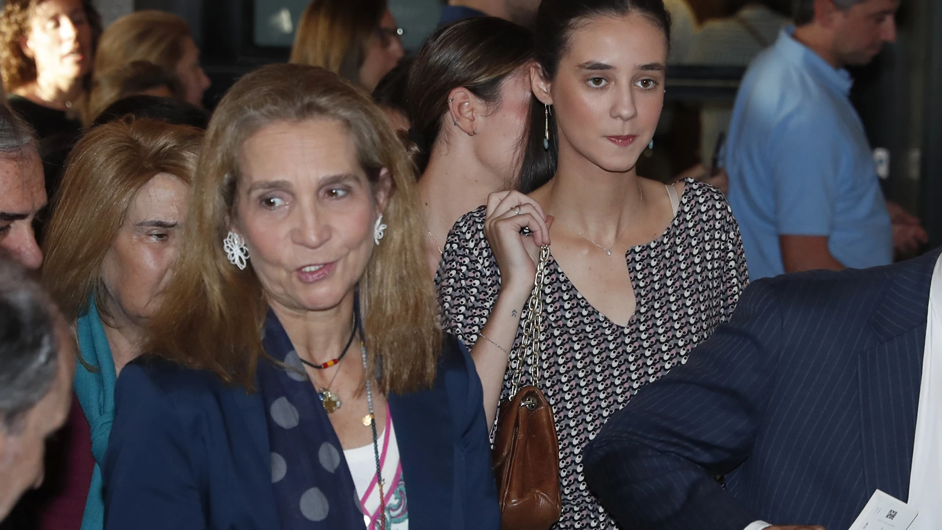 La infanta Elena y su hija Victoria Federica La infanta Elena y su hija Victoria Federica