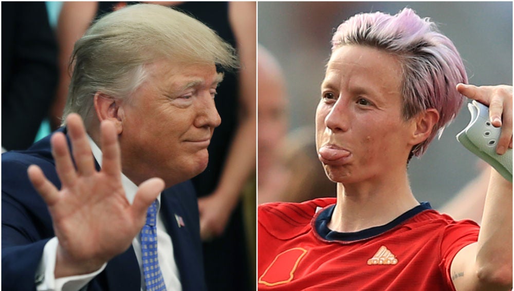 Donald Trump y Rapinoe
