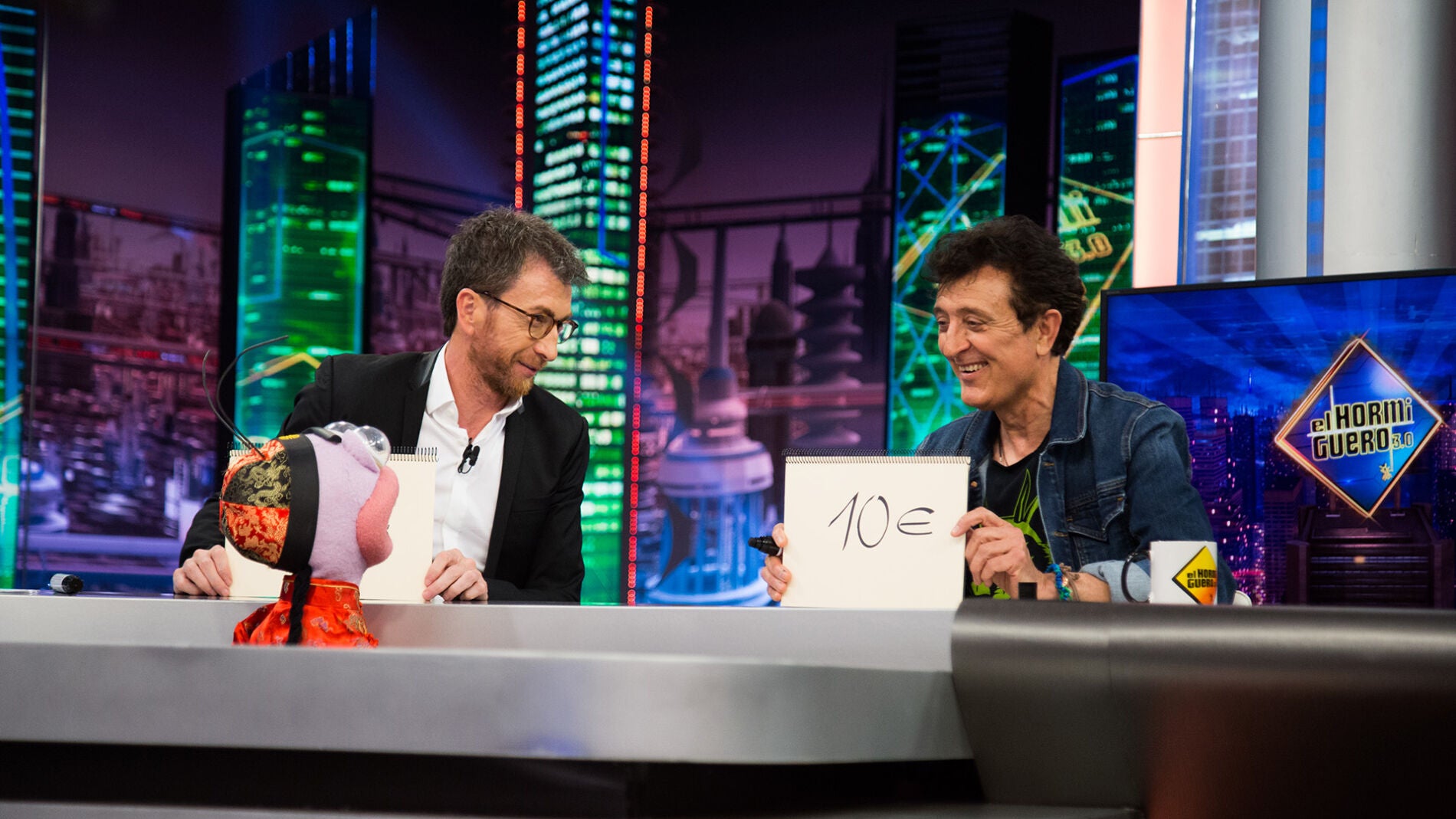 Trancas y Barrancas juegan con Manolo García a 'El plecio justo' en 'El Hormiguero 3.0'