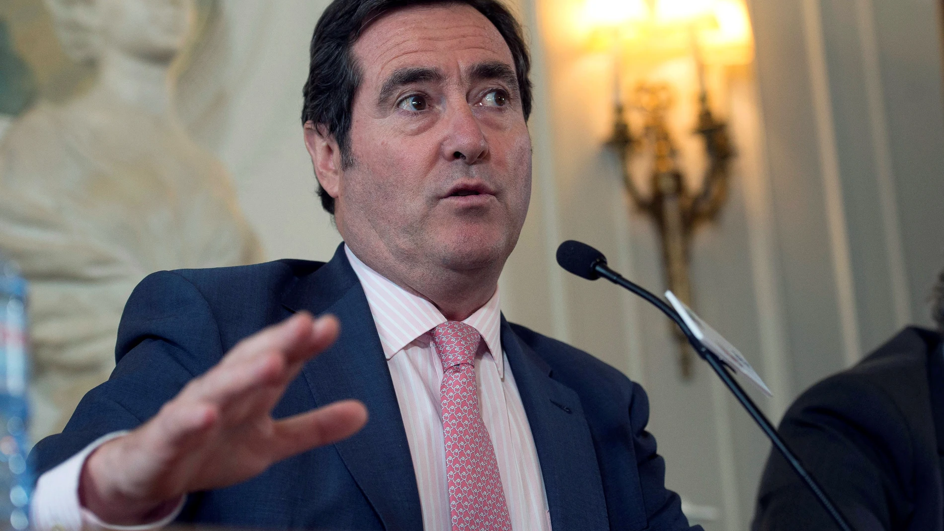 El presidente de la CEOE, Antonio Garamendi El presidente de la CEOE, Antonio Garamendi