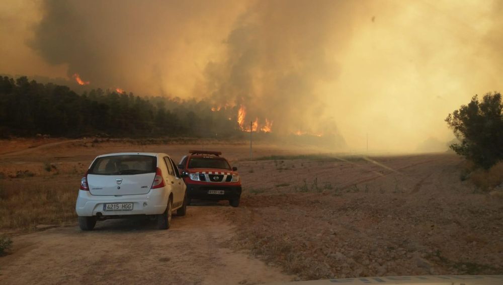 Incendio en Vinebre