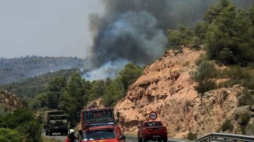 Incendio en Ribera d'Ebre 