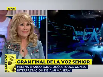 Helena Bianco tras ganar ‘La Voz Senior’: “He vuelto a los 17 años” Helena Bianco tras ganar ‘La Voz Senior’: “He vuelto a los 17 años”