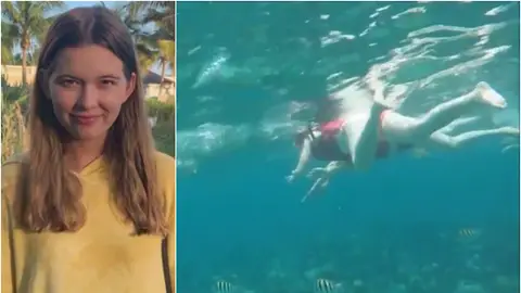Un tiburón la mata en Bahamas Un tiburón la mata en Bahamas