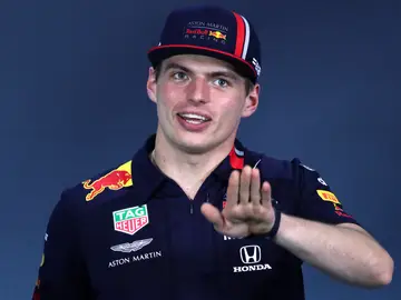 Verstappen habla ante los medios Verstappen habla ante los medios