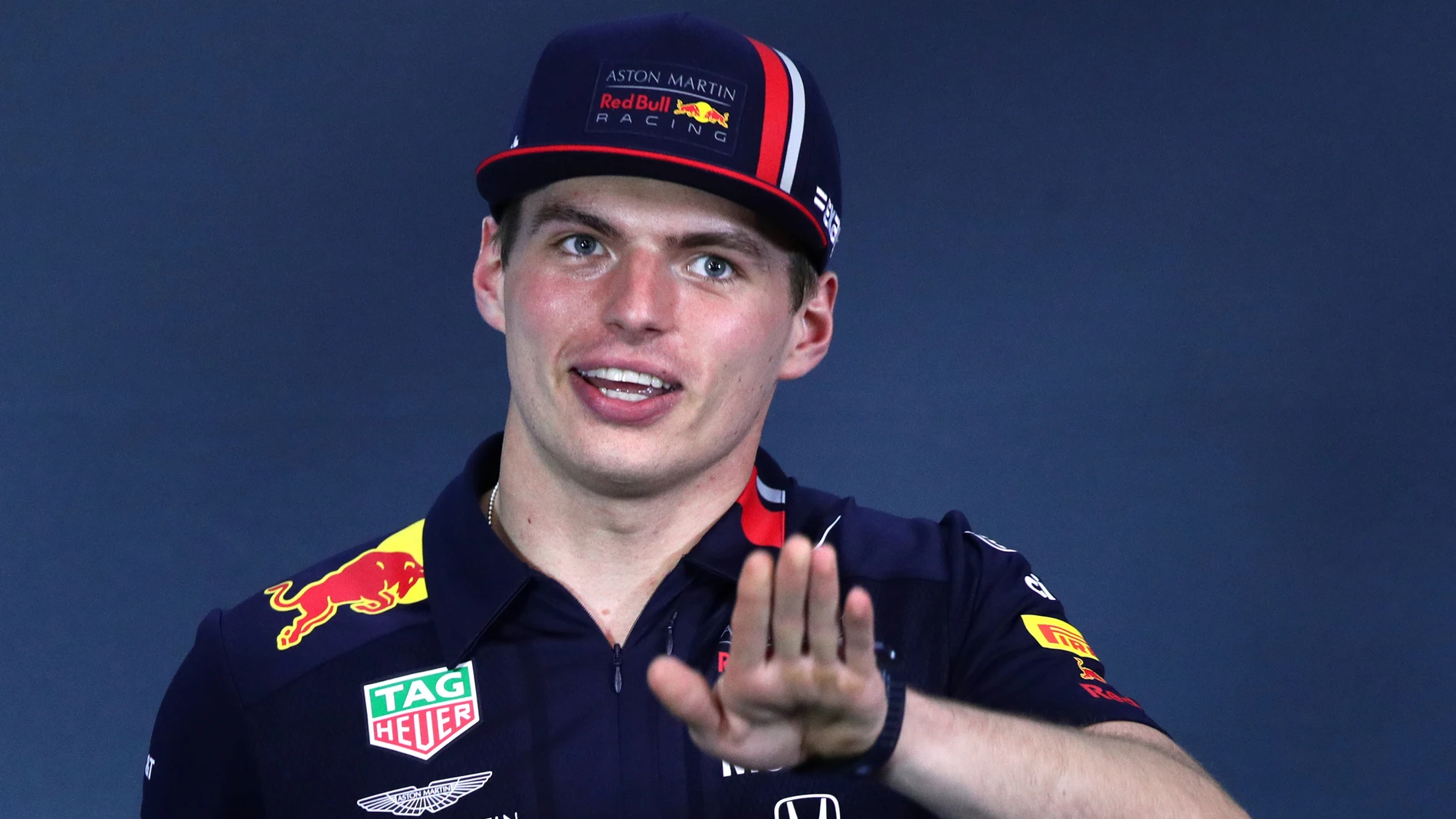 Verstappen habla ante los medios Verstappen habla ante los medios