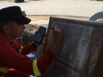 Así trabaja la UME en el incendio de Ribera d'Ebre Así trabaja la UME en el incendio de Ribera d'Ebre