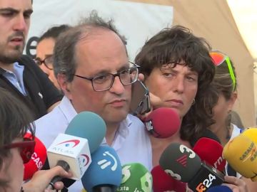 Los líderes políticos, preocupados por el incendio que asola Tarragona Los líderes políticos, preocupados por el incendio que asola Tarragona