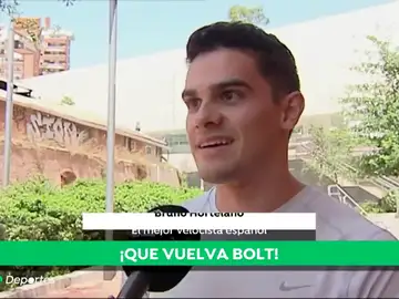 ¿Vuelve Usain Bolt? Bruno Hortelano lo tiene claro: "Me encantaría que volviese" ¿Vuelve Usain Bolt? Bruno Hortelano lo tiene claro: "Me encantaría que volviese"