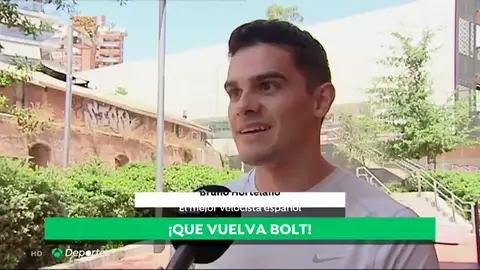 ¿Vuelve Usain Bolt? Bruno Hortelano lo tiene claro: "Me encantaría que volviese" ¿Vuelve Usain Bolt? Bruno Hortelano lo tiene claro: "Me encantaría que volviese"