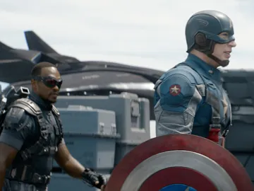 Falcon y Capitán América Falcon y Capitán América