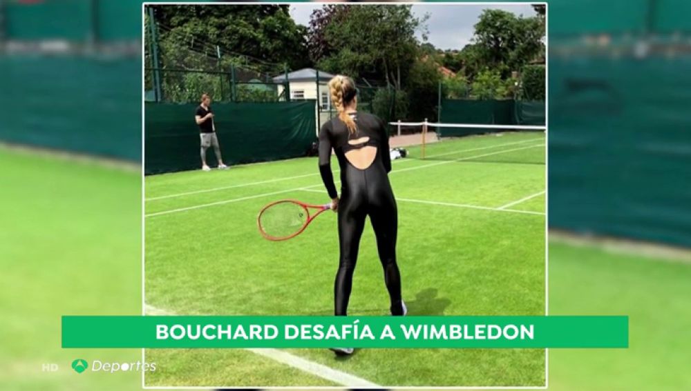 El 'mono' ilegal con el que Genie Bouchard no podrá jugar en Wimbledon