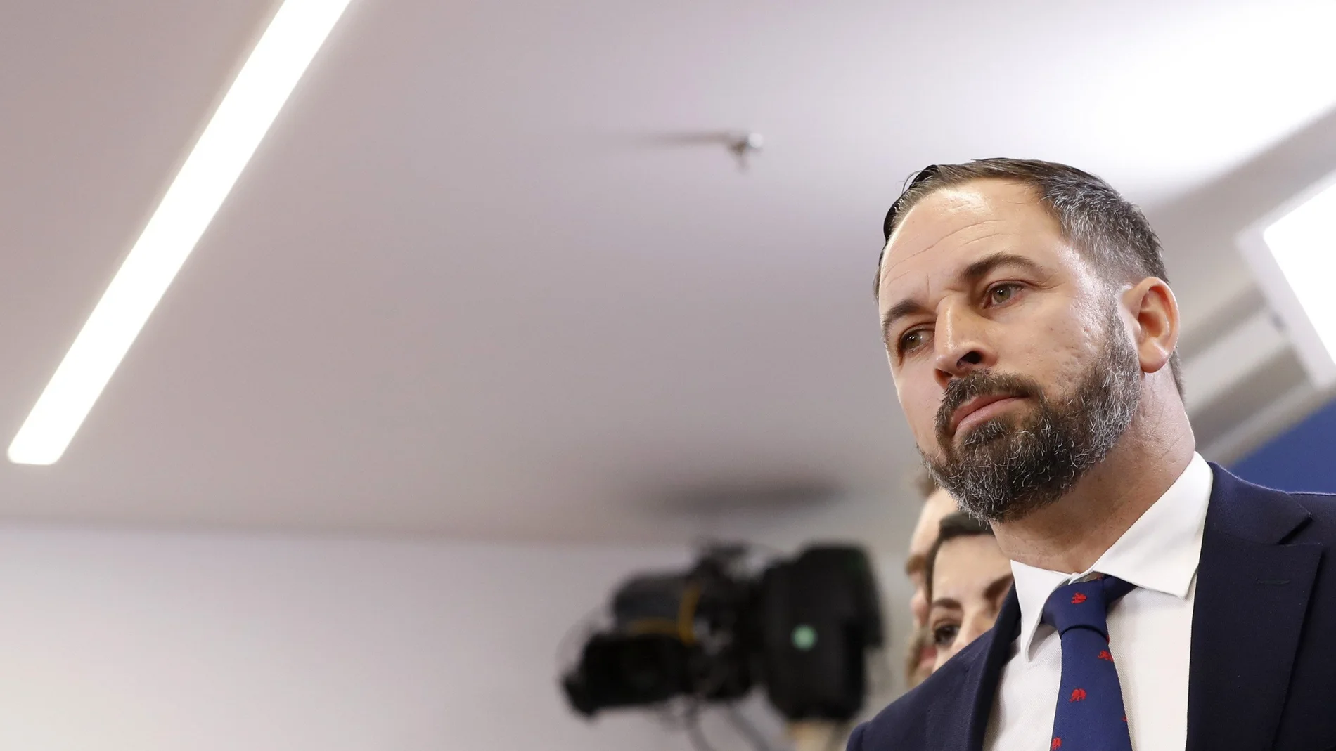 El líder de Vox, Santiago Abascal El líder de Vox, Santiago Abascal