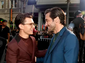 Tom Holland y Jake Gyllenhaal, pura complicidad Tom Holland y Jake Gyllenhaal, pura complicidad