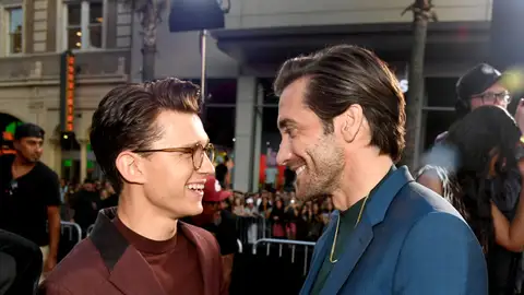 Tom Holland y Jake Gyllenhaal, pura complicidad PREMIERE 'SPIDERMAN: LEJOS DE CASA'