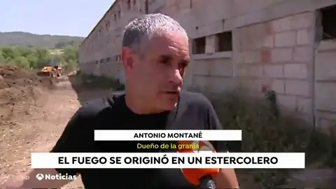 El granjero responsable del incendio: "Tengo toda la responsabilidad, pero qué le voy a hacer, no me dio tiempo de recoger el estiércol" El granjero responsable del incendio: "Tengo toda la responsabilidad, pero qué le voy a hacer, no me dio tiempo de recoger el estiércol"