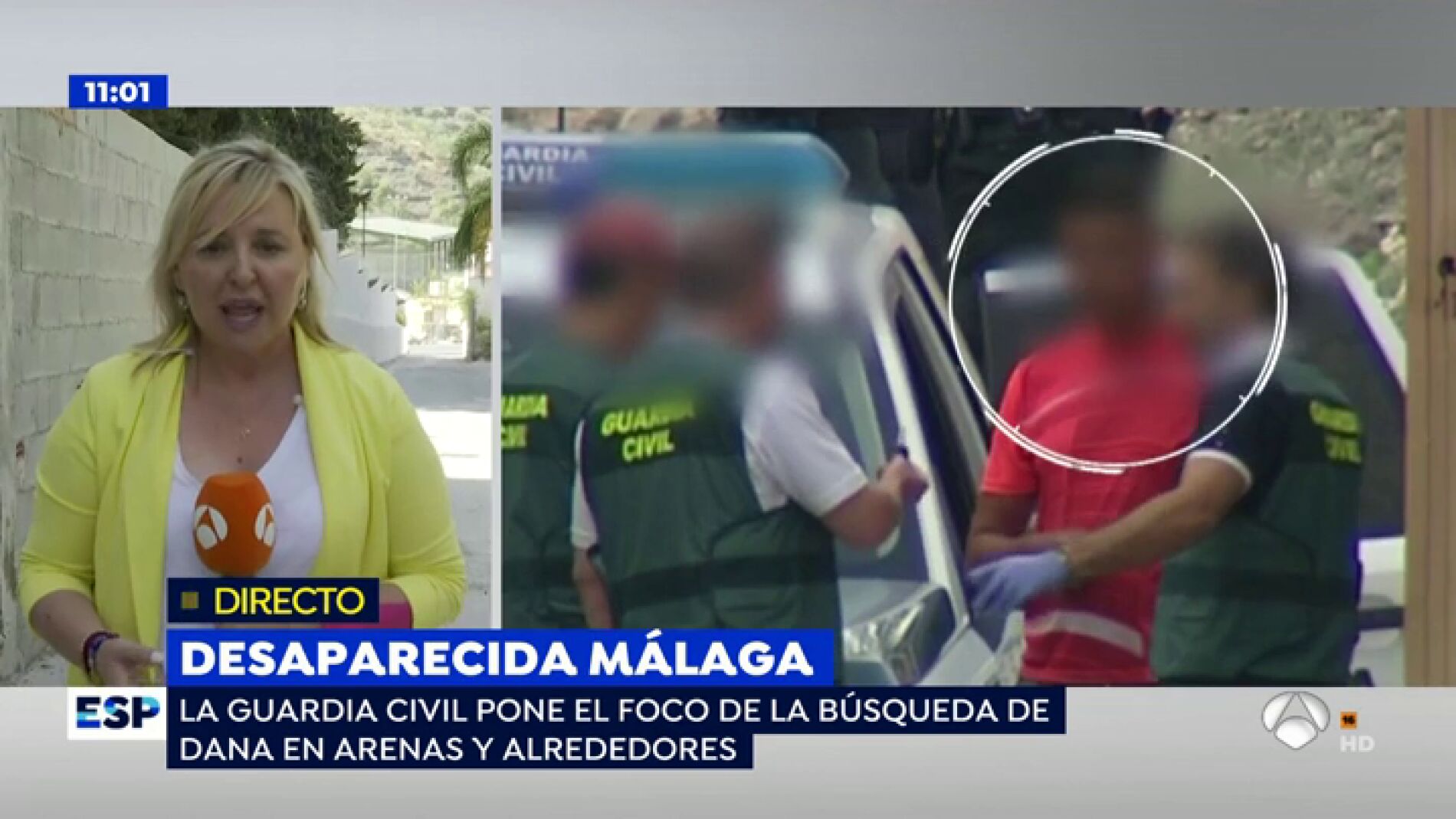 Desaparecida en Málaga.