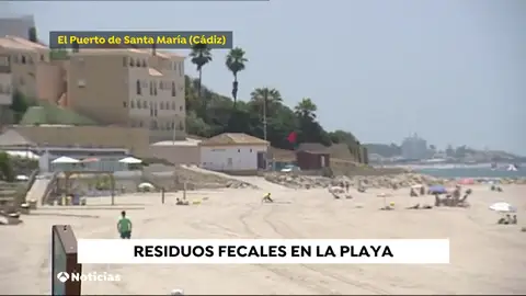 Cerrada al baño la playa de Fuentebravía en El Puerto Cerrada al baño la playa de Fuentebravía en El Puerto