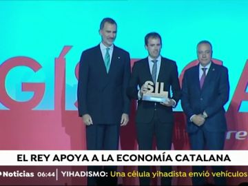 Felipe VI preside la Noche de la Logística en Barcelona