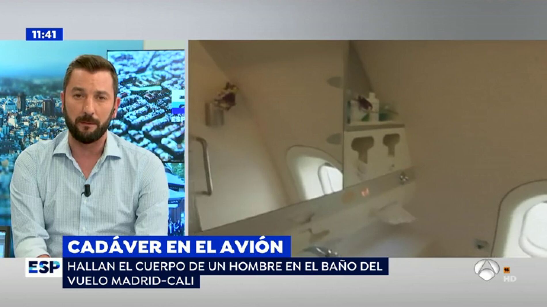 Hallan un cad&aacute;ver en el avi&oacute;n.