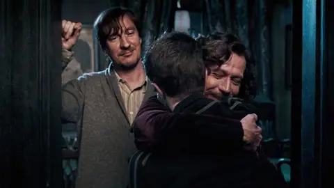 Remus Lupin, Sirius Black y Harry Potter Remus Lupin, Sirius Black y Harry Potter