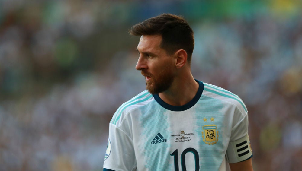 Messi, con Argentina