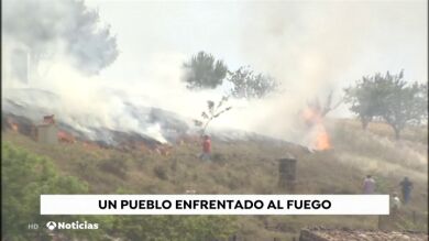 La angustiosa lucha contra el fuego de los vecinos de Remelluri