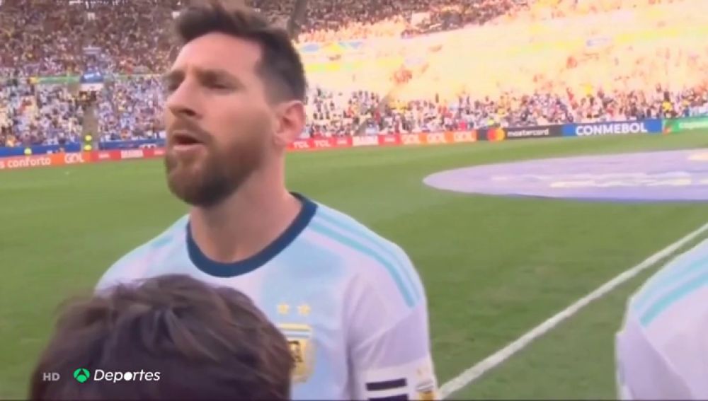 Sorpresa en Argentina: Messi por fin cantó el himno de su país... ¡y a pleno pulmón!