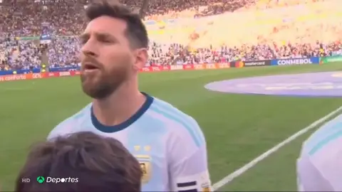 Sorpresa en Argentina: Messi por fin cantó el himno de su país... ¡y a pleno pulmón! Sorpresa en Argentina: Messi por fin cantó el himno de su país... ¡y a pleno pulmón!