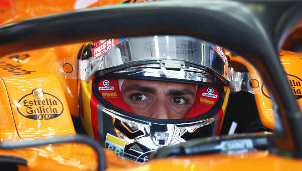 Carlos Sainz, en su McLaren