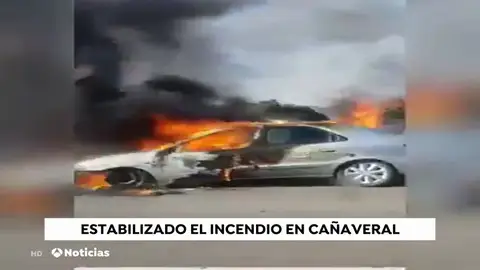 Incendio en Cañaveral Incendio en Cañaveral