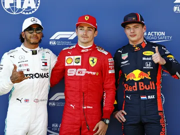 Hamilton, Leclerc y Verstpapen Hamilton, Leclerc y Verstpapen