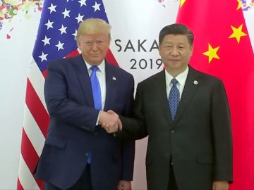 Trump y Xi Jinping durante el G-20