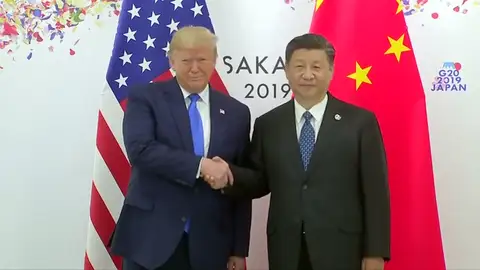 Trump y Xi Jinping durante el G-20 Trump y Xi Jinping durante el G-20