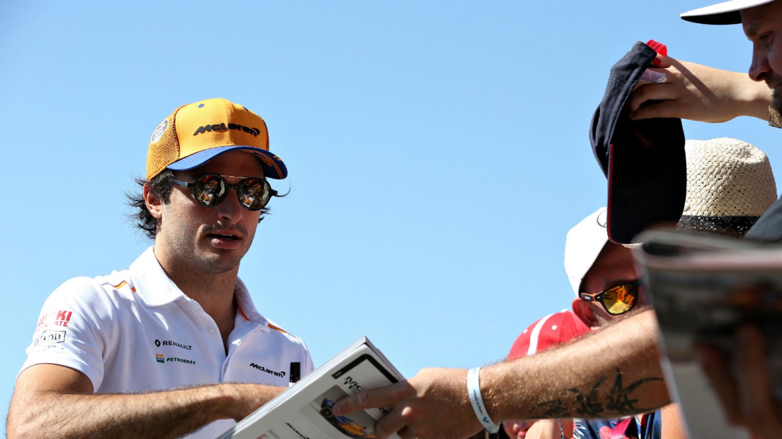 Carlos Sainz, feliz tras terminar octavo en Austria: 