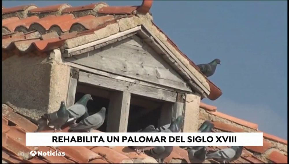 Un anciano de Valladolid dona a su pueblo un palomar de 300 años que restauró con sus propias manos