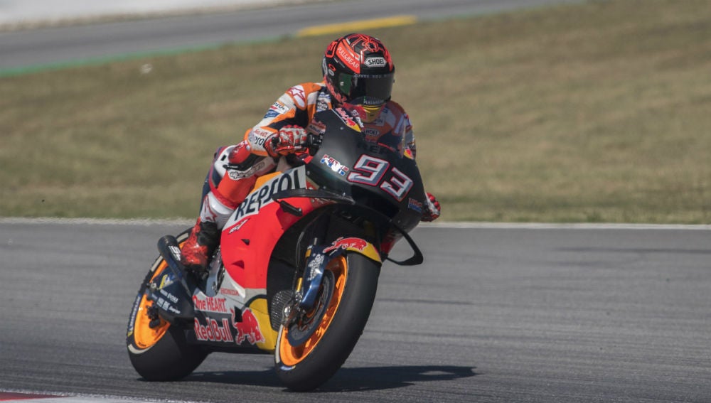 Marc Márquez, con la Honda