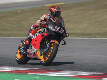Marc Márquez, con la Honda Marc Márquez, con la Honda